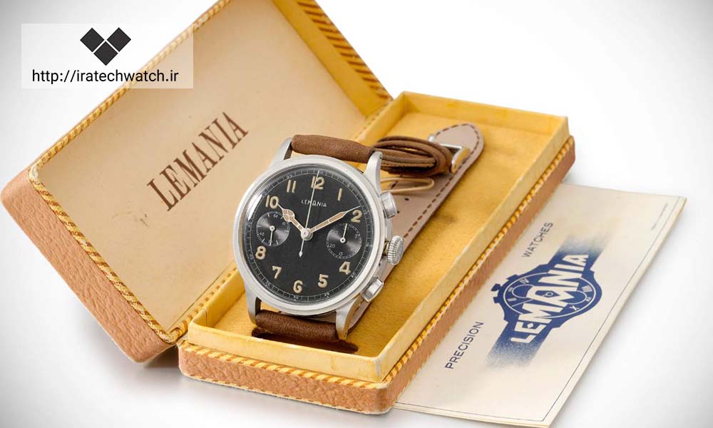 ساعت کرونوگراف ثبت سه گانه لمانیا Lemania Triple Register Chronograph Watch