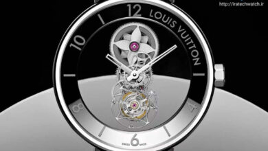 ساعت شفاف مرموز لوئیس ویتون